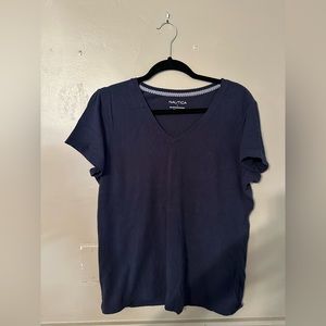 Size large Nautica V-Neck T-Shirt. Size large.
